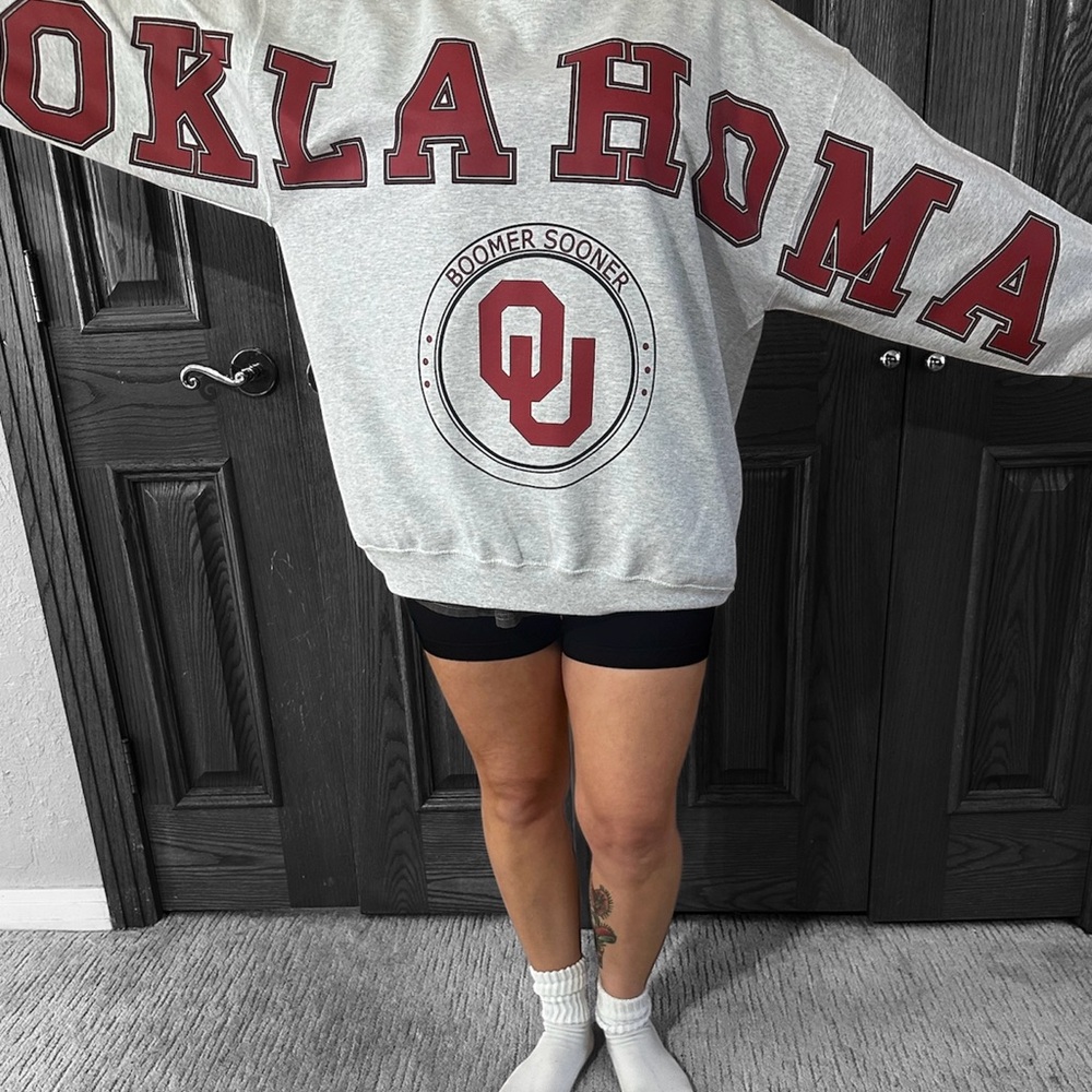 Oklahoma Sooners Gray Sweatshirt OU